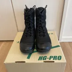 HyperV HG-PRO 布製編上靴 ブラック 救助大会 救助技術指導会 HyperV HG-PRO 布製編上靴 ブラック 救助大会 救助技術指導会