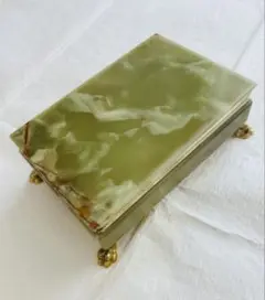 天然石　宝石箱　小物入れ　イタリア製　(未使用)