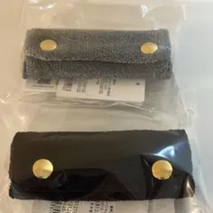 フェイラー ユニ　バッグハンドルカバー ブラック グレー