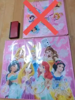 今だけ価格　ディズニープリンセス 不織布バッグ 　Ｌサイズ