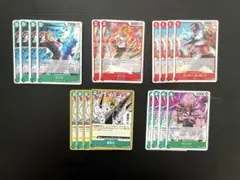 ワンピースカードゲーム 赤緑ルフィデッキパーツセット - メルカリ
