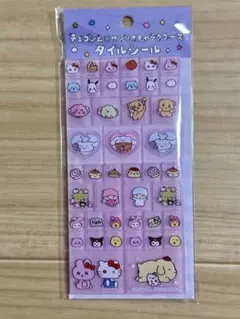 サンリオxチェゴシム　タイルシール　パープル