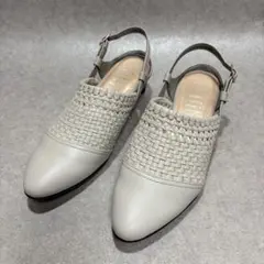 fitfit バックストラップメッシュパンプニーカー グレージュ