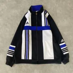 古着 adidas レトロ デサント トラックジャケット　Mサイズ ブラック