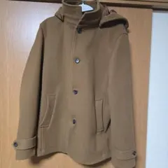 メルトンコート　ブラウン(フード着脱式)