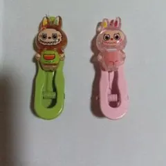 ラブブ ヘアクリップ 2個セット