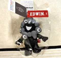 万博限定品 黒ミャクミャク EDWIN チェーン付 ぬいぐるみ 【Sサイズ】