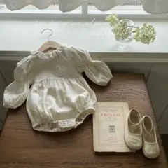 【美品】monbebe laura race suits M(6-12m)