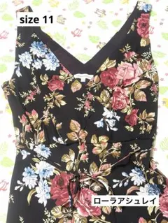 LAURA ASHLEY 花柄ワンピース M~L