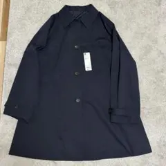 GU バルマカーンAラインハーフコート ネイビー
