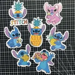 【新品・送料込み】シール フレークシール ディズニー スティッチ フルーツ