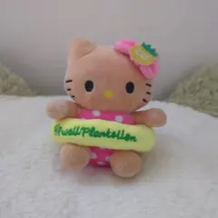 ハワイ限定 プランテーション 日焼けキティ ぬいぐるみ キーホルダー マスコット