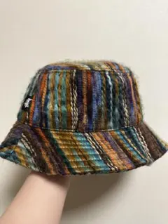 【希少】Stussy バケットハット 総柄 マルチカラー バケハ ステューシー