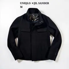 【希少】ジルサンダー ユニクロ +J ウールフィールドジャケット M 黒
