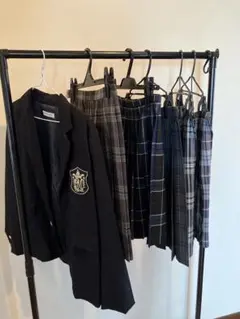 イーストボーイチェックスカートリボンネクタイセット他