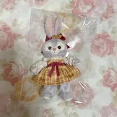 ダッフィー　ハートフェルト　ストロベリーギフト　ステラルー　ぬいぐるみバッジ