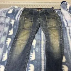 00's archive denim 月桂樹ボタン 鬼ヒゲ ハチノス swag - メルカリ