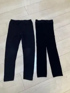 【ユニクロ】ヒートテック　レギンス　120 ブラック