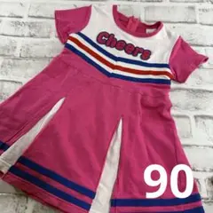 チアリーダー ワンピース 90 コスプレ チアガール コットン