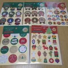 クリスマスステッカーセット