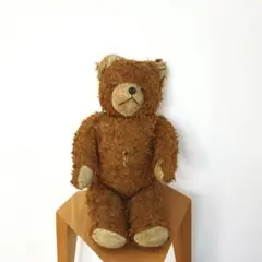 ʕ•ᴥ•ʔイギリス 大きなアンティーク テディベア 英国