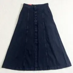 Preloved プレラブド　シンゾーン　デニムロングスカート　ブラック　F