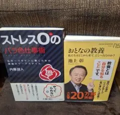 ビジネス書 2冊セット ストレス0のバラ色仕事術 他