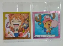ワンピース シールウエハース 14弾 ナミ チョッパー 2種セット