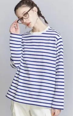 beauty&youth ボーダー　長袖カットソー