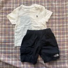 Ralph Lauren Tシャツ THE NORTH FACEパンツ セット