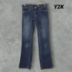 y2k archive GEORGIA LOVE デニムフレアパンツ