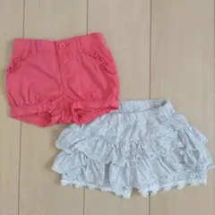 ショートパンツ　size80 2枚セット