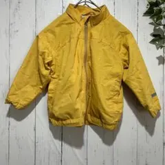 【無印良品】 キッズ 撥水ジャケット 90サイズ イエロー 反射板付き