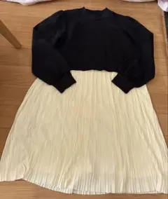 ブランシェス ドッキング切り替えデザインワンピース 140 未使用