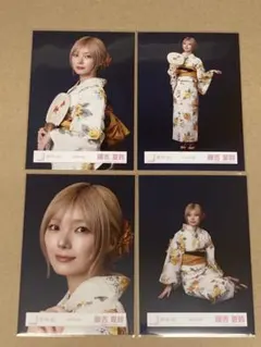 櫻坂46 藤吉夏鈴 2026年浴衣生写真 4枚コンプセット - メルカリ