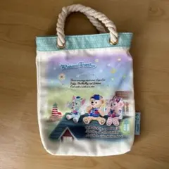 ディズニーシー　15周年　ダッフィー　ミニトートバッグ