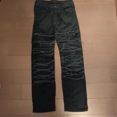 RAD CUSTOMキッズ ダメージ加工 ブラックパンツ♡サイズ130のサムネイル