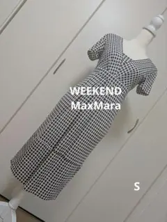 ☆WEEKEND MaxMaraウィークエンドマックスマーラ美ラインワンピースSのサムネイル