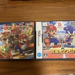 DSソフト2点セット マリオパーティ マリオ&ソニックAT北京オリンピックロ