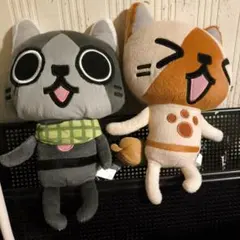 アイルー❤️メラルー ぬいぐるみ ティッシュカバー しまむら モンハン