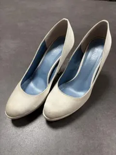 BENIR 12cmヒール ウェディングシューズ シルクサテン 38