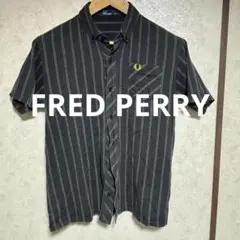 FRED PERRY フレッドペリー 半袖シャツ ストライプ XLサイズのサムネイル