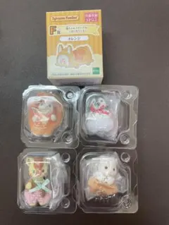 シルバニア　キラキラくじ　ゆきヒョウ　ペンギン　キリン　ラテネコ　赤ちゃん