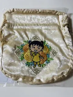 新品未開封 ちびまる子ちゃん MARUKO楼 サテン巾着バッグ - メルカリ