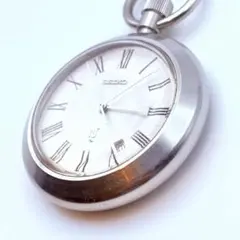 SEIKO ローマン シルバー ラウンド 懐中時計 1623 - メルカリ