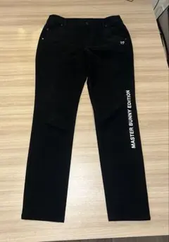 美品　マスターバニーエディション ゴルフ レディース パンツ 黒