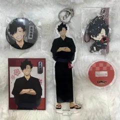 ハイキュー 黒尾鉄朗 縁日 アクリルキーホルダー にとたん ポストカード