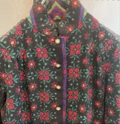 古着　ヴィンテージ　vintage ワンピース　チロリアンワンピース　花柄
