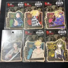 東京リベンジャーズ　佐野万次郎　龍宮寺堅　松野千冬　場地圭介　原画展　ステッカー