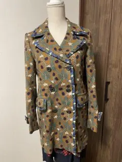 ケイタマルヤマ　グリーン　ゴブラン織り　ロングコート ケイタマルヤマ グリーン ゴブラン織り ロングコート - メルカリ